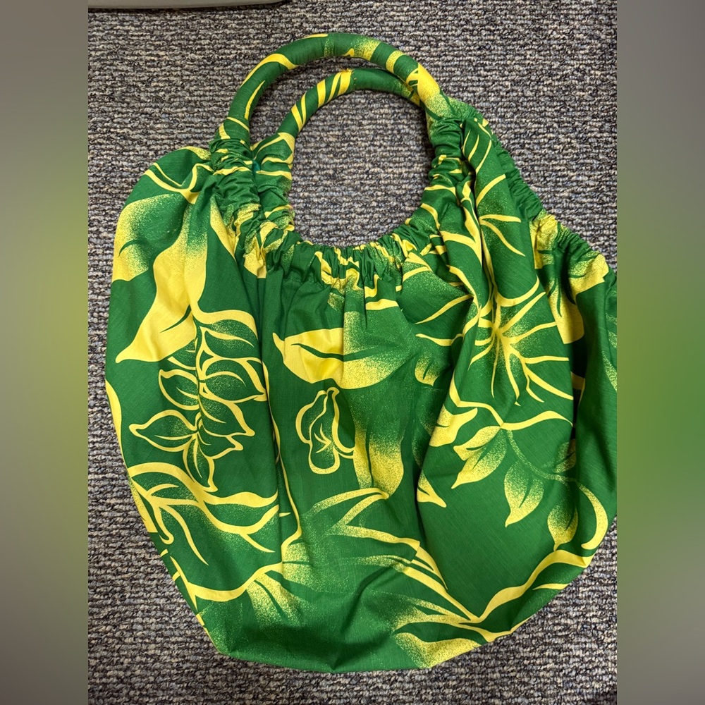 Large Hawaiian Print Hula Bag